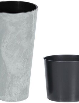 Prosperplast Pflanzkübel Tubus Slim Beton, ØxH: 40x76,2 cm