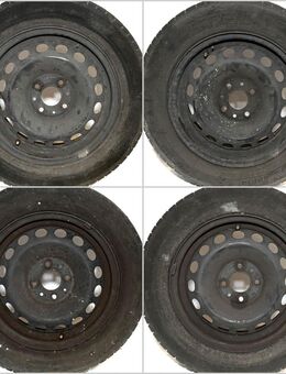 Fiat 500 Stahl-Felgen LK 4x98 ET35 Reifen 175/65 R14 - Nottuln