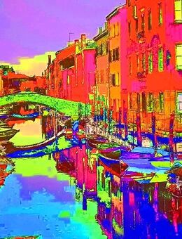 X24 Digitalmalerei Leinwand Neu Venedig - Leverkusen