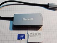 OTG USB 3.0 Typ C, Speicherkartenleser Beikell Dual, MicroSD & SD Laufwerke, Samsung PROPlus MicroSDXC 128GB, inklusive SD-Adapter, mit einer Datenübertragung von bis zu 160MB/s - Fürth