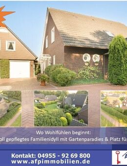 ***Wo Wohlfühlen beginnt: Liebevoll gepflegtes Familienidyll mit Gartenparadies & Platz für Ideen*** - Westoverledingen