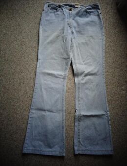 Vintage - Hose, Jeans, Schlaghose, Bootcut, Gr. 36 bzw. ca. Gr. S, hellblau - Hamburg