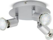 B.K.Licht LED Deckenspots Lunis 3, LED wechselbar, Warmweiß, LED Deckenleuchte schwenkbar, inkl. 3W GU10 250LM GU10 warmweiß