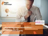 Facility-Management / Bürokauffrau / -kaufmann / -div. als Betriebsassistent (m/w/d) - Stuttgart