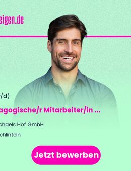 Pädagogische/r Mitarbeiter/in (m/w/d) für den Gruppendienst - Kirchlinteln