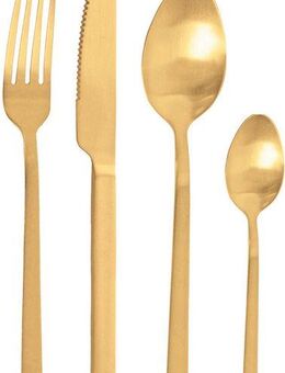 PINTINOX Besteck-Set DUKE SATIN SUN (24-tlg), 6 Personen, Edelstahl 18/0, in moderner und zeitloser Formgebung