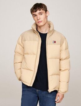Tommy Jeans Steppjacke TJM CORD MIX ALASKA PUFFER mit Cord-Einsätze auf Brust und Schultern