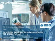 Technischer Redakteur Materialmanagement ASD S2000M (w/m/d) - Wilhelmshaven