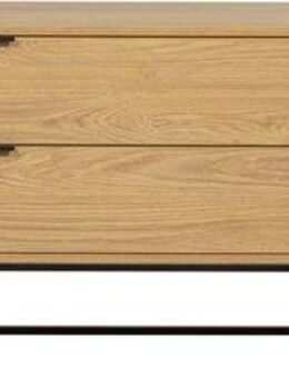 WOOOD TV-Board Silas, Kommode, zwei Schubladen und eine Tür, Breite 180 cm