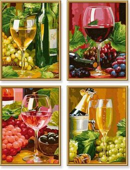 Schipper Malen nach Zahlen Meisterklasse Quattro - In Vino Veritas, Made in Germany