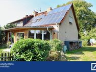 PV & Solarthermie - Doppelhaushälfte mit Nebengelass und Wintergarten auf 1665 m² Grundstück - Melchow