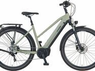Prophete E-Bike Trekkingrad Entdecker 4.0, 10 Gang microSHIFT RD-M61S Schaltwerk, Kettenschaltung, Mittelmotor, 540 Wh, Pedelec, Elektrofahrrad für Damen