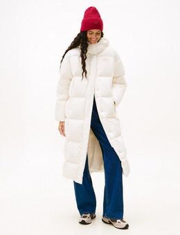 Tommy Jeans Steppmantel TJW ALASKA GRID DWN MXI COAT EXT