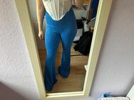 Blaue Glitzer leggins - Astert