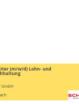 Sachbearbeiter (m/w/d) Lohn- und Gehaltsbuchhaltung - Dietzenbach