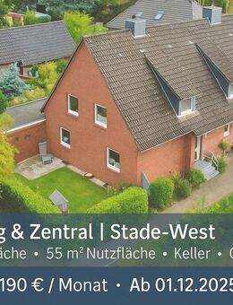 @HOME ? Reihenhaus mit Garten & Garage | ruhig & zentral | Stade-West ? langfristig | gepflegt - Stade (Hansestadt)