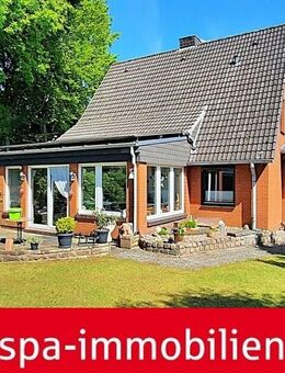 Voll unterkellertes Einfamilienhaus mit Nebengebäude, Garage und 2 PKW-Stellplätze in Sackgassenlage - Fockbek