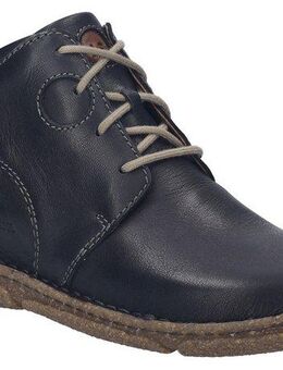 Josef Seibel Neele 46 Schnürstiefelette Freizeitschuh, Komfortschuh mit Wechselfußbett aus Leder