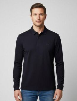 BOSS GREEN Langarm-Poloshirt Pirol Langarm, regular fit, Logo-Stickerei