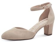 Tamaris Spangenpumps, Blockabsatz, gelenkoffener Abendschuh mit Fesselriemchen