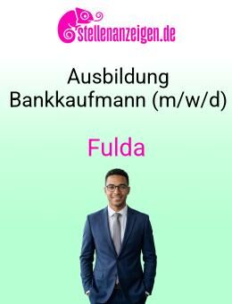 Ausbildung Bankkaufmann (m/w/d) - Fulda