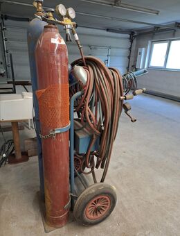 Gasflaschenwagen 2x40 mit Autogenschweissgerät - Glauchau