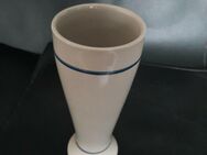 Keramik Vase grau hoch ca. 23cm Durchmesser ca. 9cm - Essen
