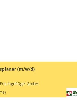 Produktionsplaner (m/w/d) - Haren (Ems)