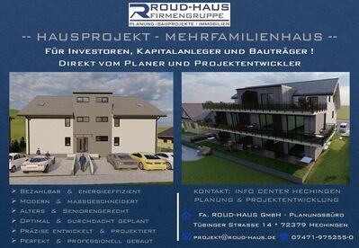 + EXKLUSIVES MEHRFAMILIENHAUS-PROJEKT! +