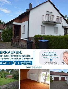 Freistehendes Haus in bevorzugter Lage mit schönem Grundstück und großer Hofeinfahrt im Hagenschieß. - Pforzheim