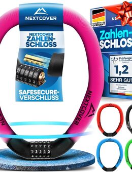 NEXTCOVER Fahrradschloss mit Zahlencode Zahlenschloss pink - Birkenfeld (Baden-Württemberg)