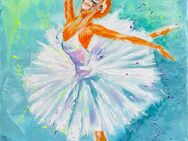 Affenballerina, Acrylgemälde (40x30) Leinwand auf Keilrahmen,Lack - Weiskirchen