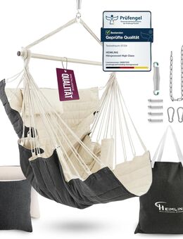 HEIMLING Hängesessel High-Class XXL Hängematte beige/anthrazit - Birkenfeld (Baden-Württemberg)