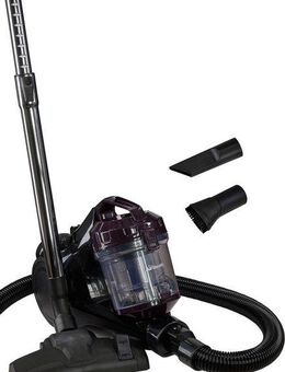 Hanseatic Bodenstaubsauger HBLVC700BVMC, Zyklon Technologie, Hepa H12 Filter, 9m Aktionsradius, 700 W, beutellos, 2l Staubbehälter, klein und praktisch zum Verstauen