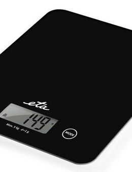 eta Küchenwaage ETA277790050 Lori schwarz, (1-tlg), bis 5kg, Genauigkeit 1g, LCD-Display, TARE