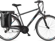 Telefunken E-Bike Trekkingrad Expedition XT481, 21 Gang Shimano, Heckmotor, 374,4 Wh, (mit Fahrradtasche), Pedelec, Elektrofahrrad für Herren