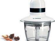 BOSCH Zerkleinerer MMR08A1, 800ml Behälter, Schlagscheibe, Edelstahl-Messer, weiß, 400 W, Behälter mikrowellengeeignet, Einhand-Bedienung