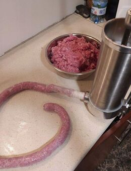 Wurstpresse Wurstfüller Fleischer Wurst 3KG Küchenmaschinen Set - Wuppertal