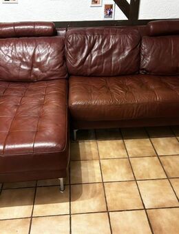 Wohnzimmer Couch echt Leder - Messel