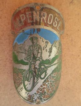 Fahrradteile Alpenrose Rad Steuerkopf CH Schild Emblem - Volketswil