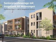 Jetzt Informieren! Hochwertige 3-Zimmer-Neubauwohnung im Betreuten-Wohnen - Waghäusel