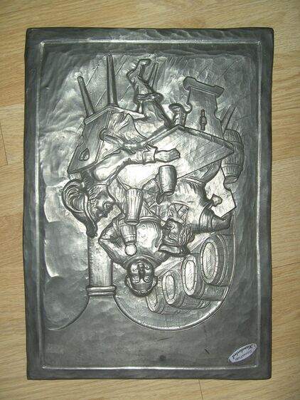 Zinnbild, Handarbeit - Simmerath