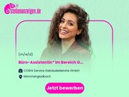 Büro-Assistentin* im Bereich Gebäudedienste - Mönchengladbach
