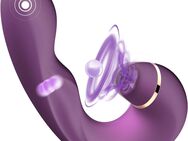 Safeng Vibratorstarb Frauen Klitoris und G-punkt, 3 IN 1 Lecken Vibrator Dildo Vibration für Frauen - Göttingen