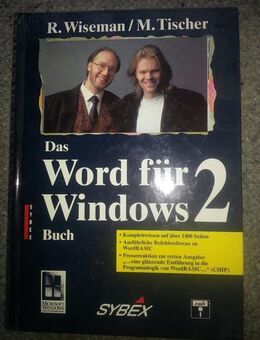 d02) Buch - Das Word für Windows 2 von Wiseman / Tischer ; - ISBN 3-88745-299-2 ; mit Info Word Basic - Garbsen