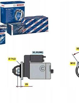 Starter ANLASSER (12V, 2,3KW) AUDI A8 Q7 VW 0 986 024 120 0986024120 - Wuppertal