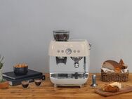 Smeg Espressomaschine EGF03CREU, mit integrierter Kaffeemühle