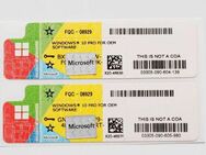 Microsoft Windows 10 Pro (Professional) 32/64 Bit | Vollversion + OEM Lizenz Key COA Aufkleber Sticker NEU - Duisburg