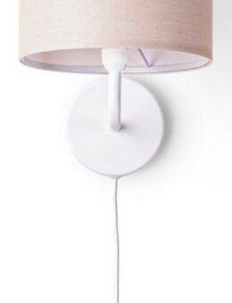 Paco Home Wandleuchte Uni Color, ohne Leuchtmittel, Wandlampe Schalter Flur Wohnzimmer Ø…18cm Unifarben Deko Kabel 3m E14