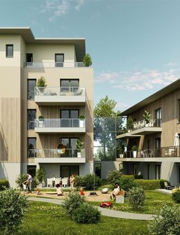 Neubauprojekt "Am Schloßberg" in Peiting! 4-Zimmer Wohnung im 1. Obergeschoss mit Balkon - Peiting